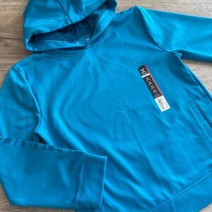 NWT Xersion Kids Blue Hoodie Sweatshirt Size Large
